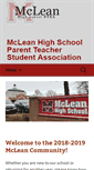 Mobile Screenshot of mcleanptsa.org